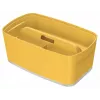 Leitz MyBox Cosy Small ar vāku, Uzglabāšanas kaste, Uzglabāšanas kaste, dzeltena, Taisnstūrveida, Plastmasa, Vienkrāsaina, Dzeltena