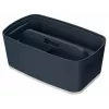 Leitz MyBox Cosy Small ar vāku, uzglabāšanas kaste, uzglabāšanas kaste, pelēka, taisnstūrveida, plastmasa, vienkrāsaina, iekštelpām