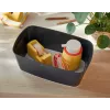 Leitz MyBox Cosy Small ar vāku, uzglabāšanas kaste, uzglabāšanas kaste, pelēka, taisnstūrveida, plastmasa, vienkrāsaina, iekštelpām