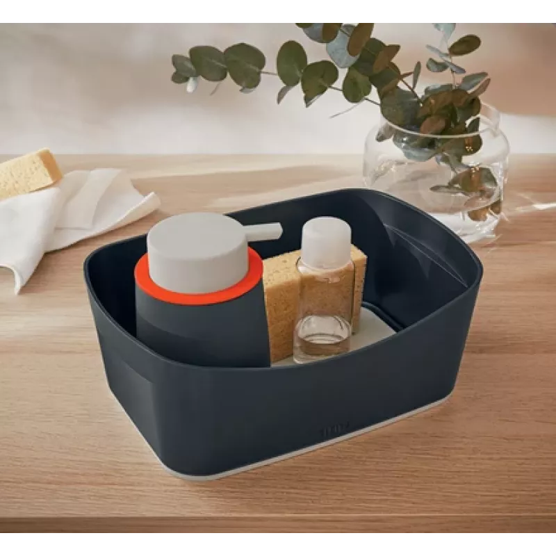 Leitz MyBox Cosy uzglabāšanas paplāte, Uzglabāšanas kaste, Pelēka, Taisnstūrveida, Plastmasa, Vienkrāsains, Iekštelpām