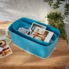Leitz MyBox Cosy Organiser Tray Long, glabāšana, glabāšanas kaste, zila, taisnstūrveida, plastmasa, vienkrāsains, 307 mm