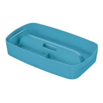 Leitz MyBox Cosy Organizatora paplāte ar rokturi, maza, Uzglabāšana, Zila, Plastmasa, 307 mm, 181 mm, 56 mm, 300 g