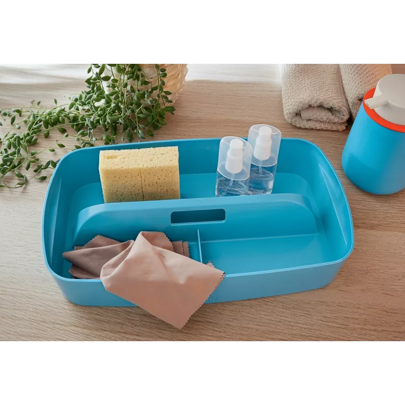 Leitz MyBox Cosy Organizatora paplāte ar rokturi, maza, Uzglabāšana, Zila, Plastmasa, 307 mm, 181 mm, 56 mm, 300 g