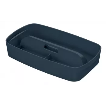 Leitz MyBox Cosy organizatora paplāte ar rokturi, maza, uzglabāšana, pelēka, plastmasa, 307 mm, 181 mm, 56 mm, 300 g