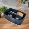 Leitz MyBox Cosy organizatora paplāte ar rokturi, maza, uzglabāšana, pelēka, plastmasa, 307 mm, 181 mm, 56 mm, 300 g