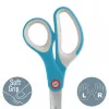 Leitz Cosy Titanium biroja šķēres 205 mm, Pieaugušie, Taisns griezums, Atsevišķi, Zilas, Nerūsējošais tērauds, Biroja šķēres