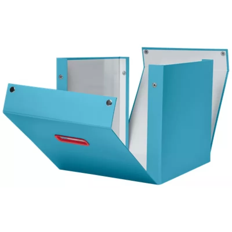 Leitz Click & Store Cosy Cube Large Storage Box, uzglabāšanas kaste, zila, taisnstūrveida, kartons, vienkrāsaina, iekštelpām