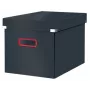 Leitz Click & Store Cosy Cube Large Storage Box, Uzglabāšanas kaste, Pelēka, Taisnstūrveida, Kartons, Vienkrāsains, Iekštelpām