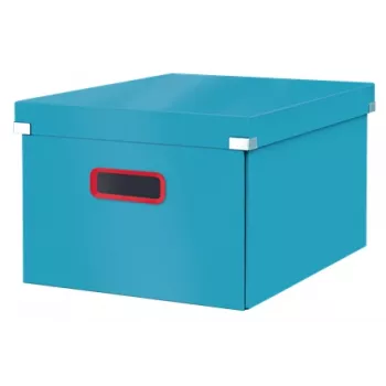 Leitz Click & Store Cosy vidēja uzglabāšanas kaste, Uzglabāšanas kaste, Zila, Taisnstūraina, Kartons, Vienkrāsains, Iekštelpu