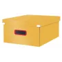 Leitz Click & Store Cosy lielā uzglabāšanas kaste, Uzglabāšanas kaste, Dzeltena, Taisnstūrveida, Kartons, Vienkrāsaina, Iekštelpām