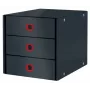 Leitz Click & Store Cosy atvilktņu skapis (3 atvilktnes), pelēks, kartons, 286 mm, 358 mm, 282 mm