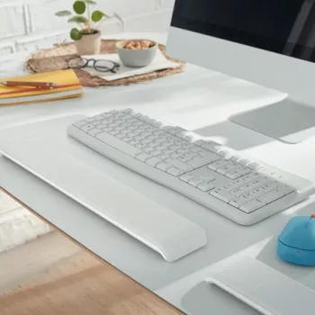Leitz Ergo Cosy regulējams tastatūras plaukstas balsts, pelēks, 71 mm, 22 mm, 437 mm, 790 g, 71 x 22 x 437 mm