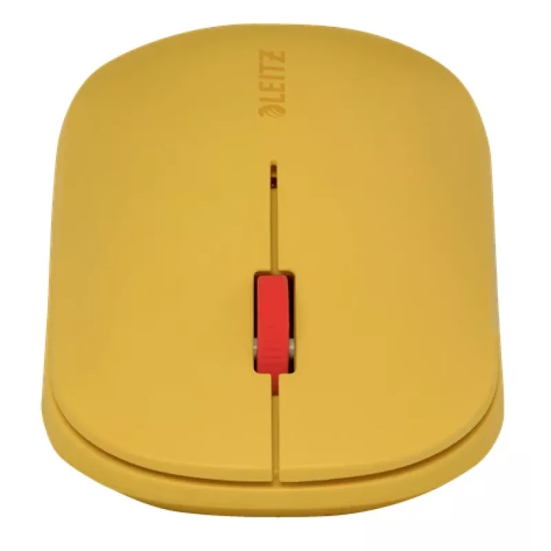 Leitz Cosy bezvadu pele, piemērota abām rokām, RF bezvadu + Bluetooth, 4000 DPI, oranža