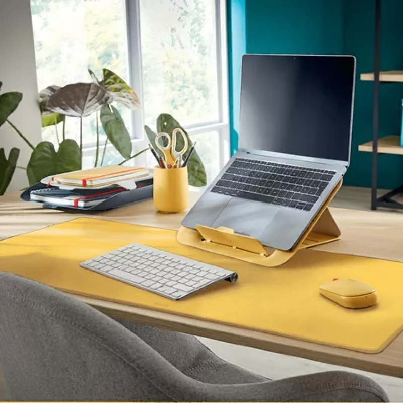 Leitz Cosy bezvadu pele, piemērota abām rokām, RF bezvadu + Bluetooth, 4000 DPI, oranža