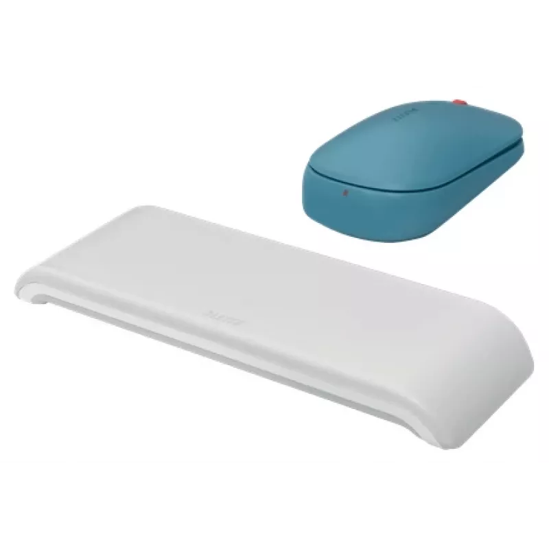 Leitz Cosy bezvadu pele, piemērota abām rokām, RF bezvadu + Bluetooth, 4000 DPI, zila