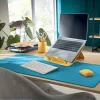 Leitz Cosy bezvadu pele, piemērota abām rokām, RF bezvadu + Bluetooth, 4000 DPI, zila