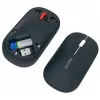 Leitz Cosy bezvadu pele, piemērota abām rokām, RF bezvadu + Bluetooth, 4000 DPI, pelēka