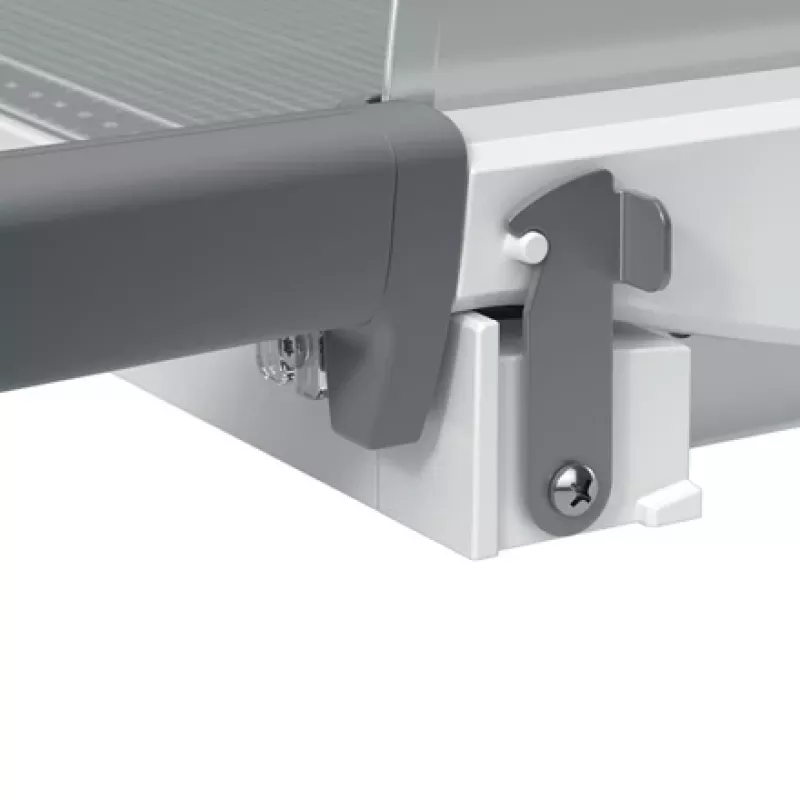 Leitz Precision Home papīra grieznis A4, 8 loksnes, A4, 80 g/m², pelēks, gumija, 298 mm