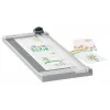 Leitz Precision Home papīra griezējs A4, 8 loksnes, A4, 80 g/m², pelēks, gumija, 153 mm