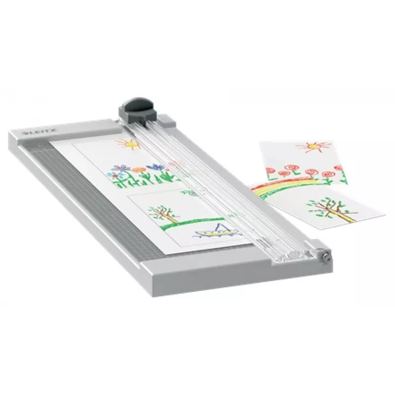 Leitz Precision Home papīra griezējs A4, 8 loksnes, A4, 80 g/m², pelēks, gumija, 153 mm