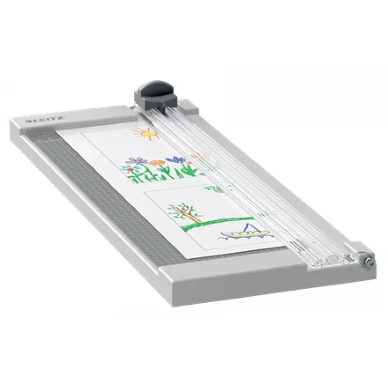 Leitz Precision Home papīra griezējs A4, 8 loksnes, A4, 80 g/m², pelēks, gumija, 153 mm