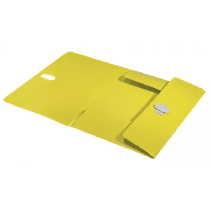 Leitz Recycle 3 atloku mape, Aplokšņu mape, A4, Polipropilēns (PP), Dzeltena, Ainavas orientācija, 150 loksnēm