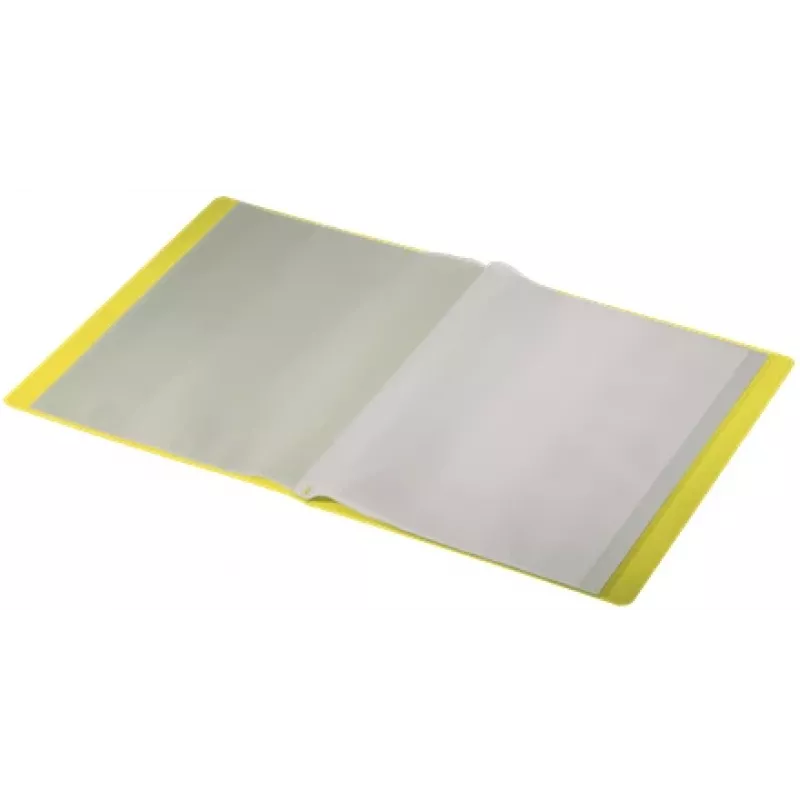 Leitz Recycle displeja mape, dzeltena, Polipropilēns (PP), 20 kabatas, 40 loksnes, Ainava/Portrets, A4
