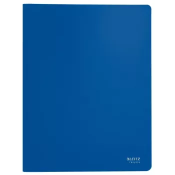 Leitz Recycle prezentācijas grāmata, zila, polipropilēns (PP), 40 kabatas, 80 lapas, ainava/portrets, A4