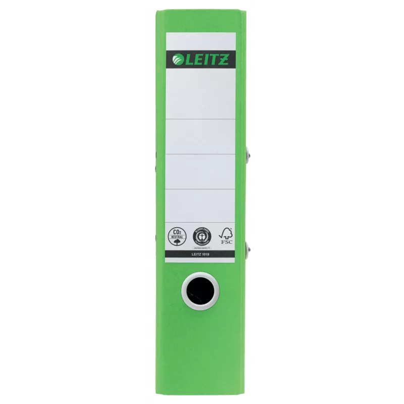 Leitz 180° Recycle sviru arhīva mape, A4, apaļš gredzens, glabāšana, kartons, zaļa, zaļa
