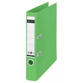 Leitz 180° Recycle sviru arhīva mape, A4, apaļš gredzens, glabāšana, kartons, zaļa, zaļa