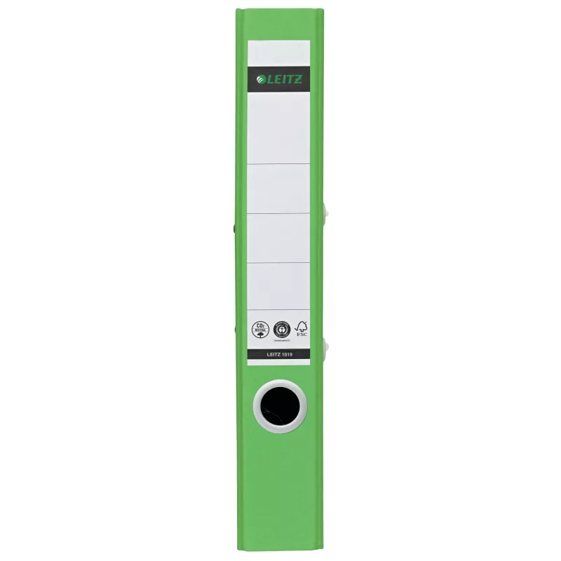 Leitz 180° Recycle sviru arhīva mape, A4, apaļš gredzens, glabāšana, kartons, zaļa, zaļa