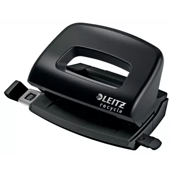 Leitz NeXXt Recycle Mini perforators, 10 lapas, Melns, Plastmasa, 8 cm, 5,5 mm, A4