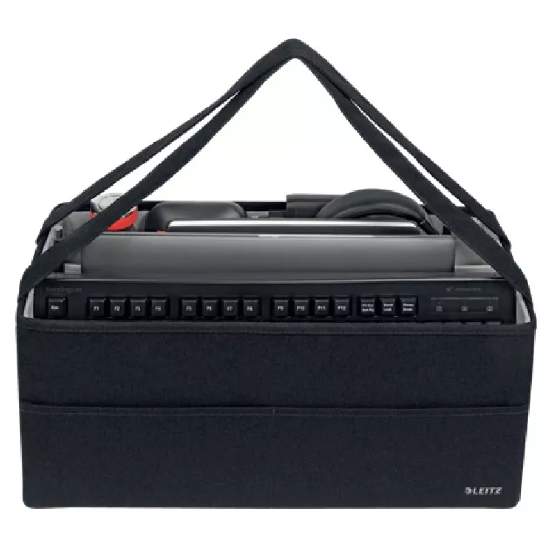 Leitz Fabric Hot Desking Work Bag, audums, vienkrāsains, audums, rāvējslēdzējs, unisex, 465 mm