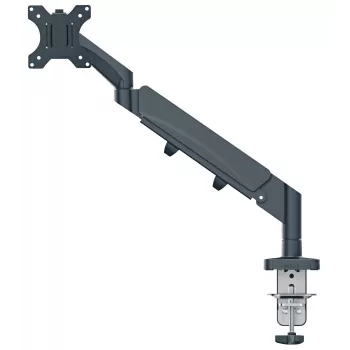 Leitz Ergo vietu taupošs viena monitora statīvs, 9 kg, 43,2 cm (17 collas), 81,3 cm (32 collas), 75 x 100 mm, augstuma regulēšana, pelēks