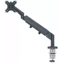Leitz Ergo vietu taupošs viena monitora statīvs, 9 kg, 43,2 cm (17 collas), 81,3 cm (32 collas), 75 x 100 mm, augstuma regulēšana, pelēks