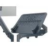 Leitz Ergo Space Saving Dual Monitor & Laptop Arm, Clamp/Grommet, 18 kg, 43.2 cm (17 collas), 81.3 cm (32 collas), 100 x 100 mm, tumši pelēks