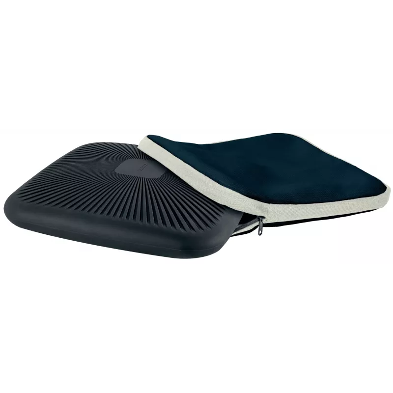 Leitz Ergo Active Wobble spilvens ar auduma pārvalku, sēžamspilvens, Gaiss, Krēsls, Tumši pelēks, Kvadrātveida, 150 kg