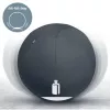 Leitz Ergo aktīvā sēdbumba ar aiztures funkciju 65 cm, pelēka, pilna izmēra, 150 kg, TÜV, 65 cm, 2,87 kg