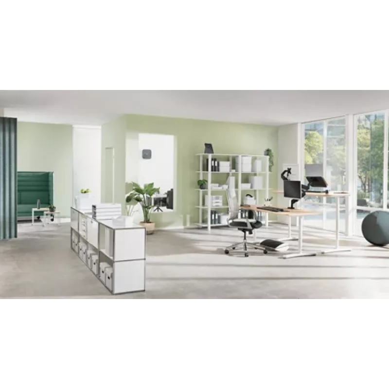 Leitz Ergo aktīvā sēdbumba ar aiztures funkciju 65 cm, pelēka, pilna izmēra, 150 kg, TÜV, 65 cm, 2,87 kg