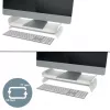 Leitz Ergo Regulējams Monitora Statīvs, Brīvstāvošs, 68,6 cm (27 collas), Augstuma regulēšana, Pelēks