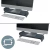 Leitz Ergo regulējams monitora statīvs, brīvi stāvošs, 68,6 cm (27 collas), augstuma regulēšana, pelēks