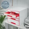 Leitz atvilktņu skapis WOW Cube 5 atvilktnes, 5 atvilktnes, plastmasa, 270 mm, 287 mm, 363 mm, 3,59 kg