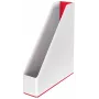 Leitz Magazine File WOW Dual Colour, Red, White, Plastic, A4, 73 mm, 318 mm, 272 mm