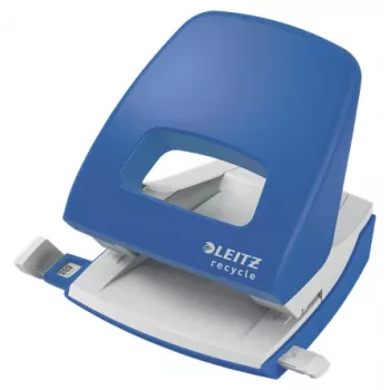 Leitz NeXXt Recycle caurumotājs, 30 loksnēm, zils, plastmasa, 8 cm, 5,5 mm, A6