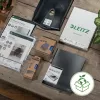Leitz NeXXt Recycle caurumotājs, 30 loksnēm, zils, plastmasa, 8 cm, 5,5 mm, A6