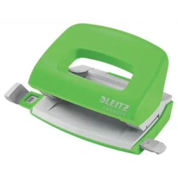 Leitz NeXXt Recycle Mini caurumotājs, 10 lapas, melns, plastmasa, 8 cm, 5,5 mm, A4