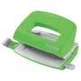 Leitz NeXXt Recycle Mini caurumotājs, 10 lapas, melns, plastmasa, 8 cm, 5,5 mm, A4
