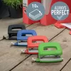 Leitz NeXXt Recycle Mini caurumotājs, 10 lapas, melns, plastmasa, 8 cm, 5,5 mm, A4