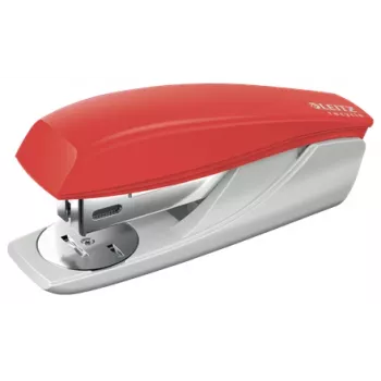 Leitz NeXXt Recycle mazais skavotājs, 25 lapas, sarkans, standarta locījums, 24/6, plastmasa, 80 g/m²