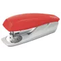 Leitz NeXXt Recycle mazais skavotājs, 25 lapas, sarkans, standarta locījums, 24/6, plastmasa, 80 g/m²